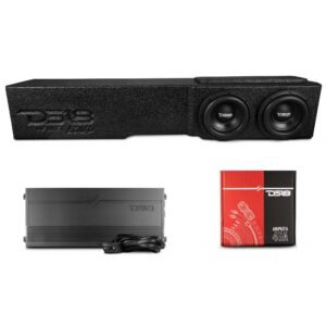 DIRECT FIT SUBWOOFER ENCLOSURE FOR FORD F-150 09-24, FORD SUPER DUTY 17-24, CHEVY SILVERADO & GMC SIERRA CREW CAB 07-24