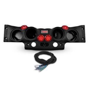 JK/JKU 2 X 8" OVERHEAD SOUNDBAR SYSTEM (SPEAKERS NOT INCLUDED) - JK-SBAR22/BK