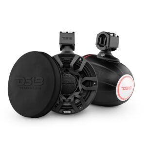 NXL MARINE AND POWERSPORTS COMPACT PRO TOWERS WITH LOUDSPEAKER AND DRIVER BUILT-IN